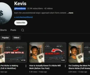 Kevis Strats – View Shorts Mastery