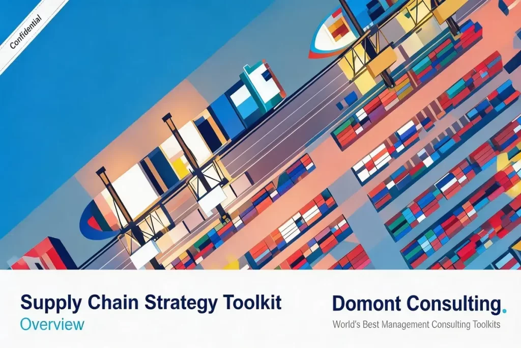 Domont Consulting Supply Chain Strategy Toolkit helps businesses design resilient, cost-efficient, and data-driven supply chains with proven frameworks.