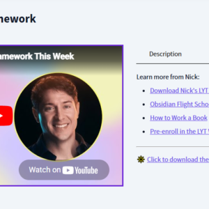 Nick Milo – The Linking Your Thinking workshop 2026