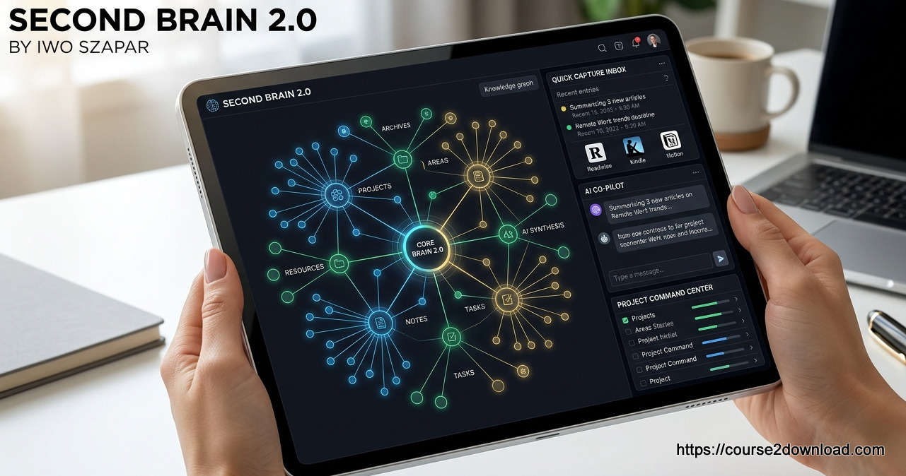 Iwo Szapar – Second Brain 2.0: The Ultimate Guide to Building a Smarter Digital Mind